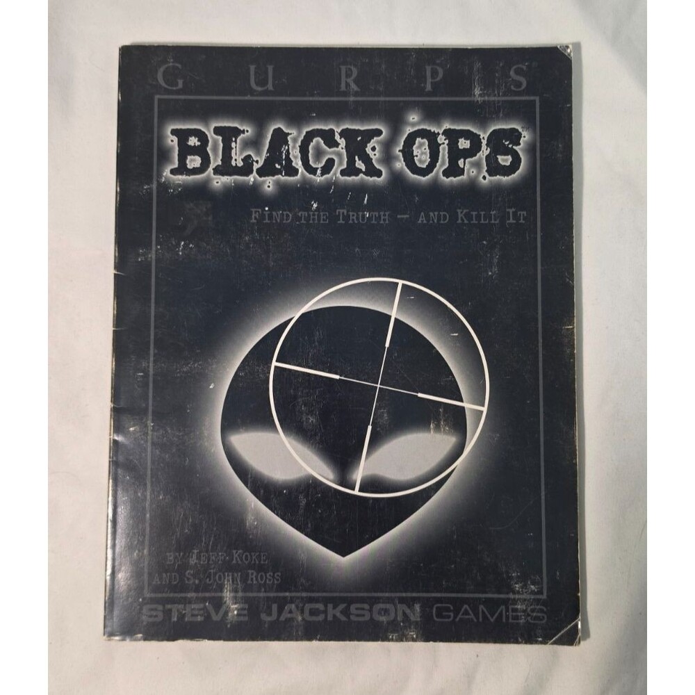 GURPS: Black Ops Sourcebook RPG 1997 Steve Jackson Games 6081